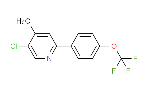 AM28853 | 1261759-59-4 | 5-Chloro-4-methyl-2-(4-(trifluoromethoxy)phenyl)pyridine