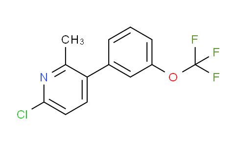 6-Chloro-2-methyl-3-(3-(trifluoromethoxy)phenyl)pyridine