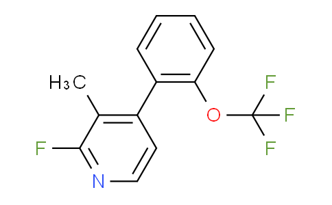 2-Fluoro-3-methyl-4-(2-(trifluoromethoxy)phenyl)pyridine