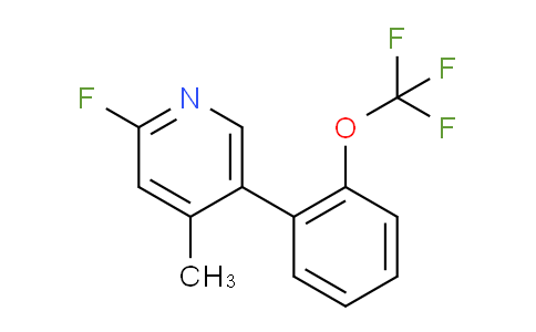 AM28957 | 1261459-43-1 | 2-Fluoro-4-methyl-5-(2-(trifluoromethoxy)phenyl)pyridine