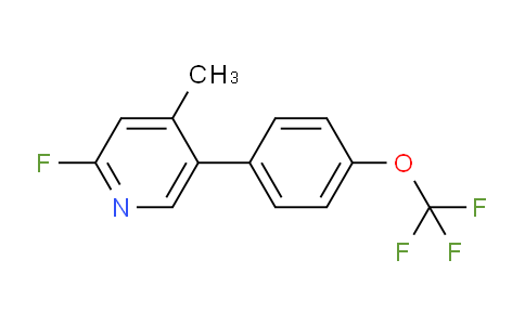 AM28959 | 1261654-57-2 | 2-Fluoro-4-methyl-5-(4-(trifluoromethoxy)phenyl)pyridine