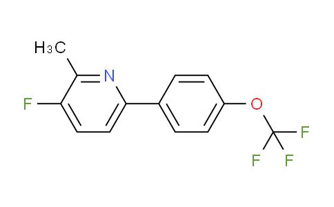 3-Fluoro-2-methyl-6-(4-(trifluoromethoxy)phenyl)pyridine
