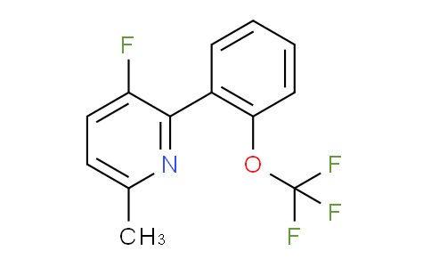 AM28984 | 1261731-87-6 | 3-Fluoro-6-methyl-2-(2-(trifluoromethoxy)phenyl)pyridine