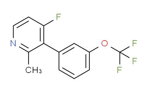 AM28988 | 1261654-78-7 | 4-Fluoro-2-methyl-3-(3-(trifluoromethoxy)phenyl)pyridine