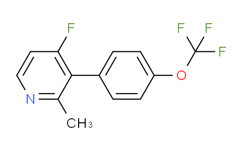 AM28989 | 1261574-85-9 | 4-Fluoro-2-methyl-3-(4-(trifluoromethoxy)phenyl)pyridine