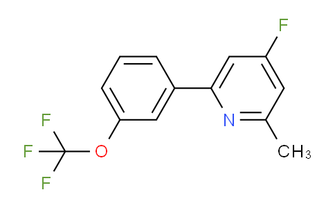 4-Fluoro-2-methyl-6-(3-(trifluoromethoxy)phenyl)pyridine