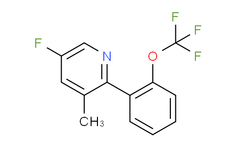 AM28999 | 1261858-35-8 | 5-Fluoro-3-methyl-2-(2-(trifluoromethoxy)phenyl)pyridine