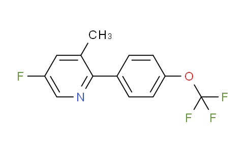 5-Fluoro-3-methyl-2-(4-(trifluoromethoxy)phenyl)pyridine