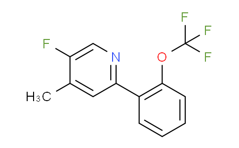 5-Fluoro-4-methyl-2-(2-(trifluoromethoxy)phenyl)pyridine