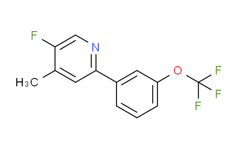 5-Fluoro-4-methyl-2-(3-(trifluoromethoxy)phenyl)pyridine