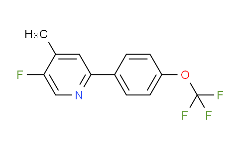5-Fluoro-4-methyl-2-(4-(trifluoromethoxy)phenyl)pyridine