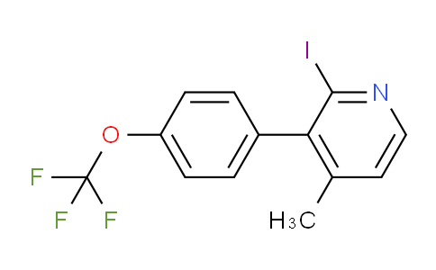 AM29012 | 1261450-85-4 | 2-Iodo-4-methyl-3-(4-(trifluoromethoxy)phenyl)pyridine