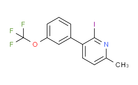 2-Iodo-6-methyl-3-(3-(trifluoromethoxy)phenyl)pyridine