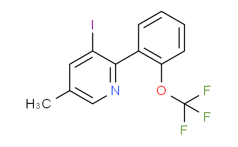 AM29035 | 1261765-82-5 | 3-Iodo-5-methyl-2-(2-(trifluoromethoxy)phenyl)pyridine
