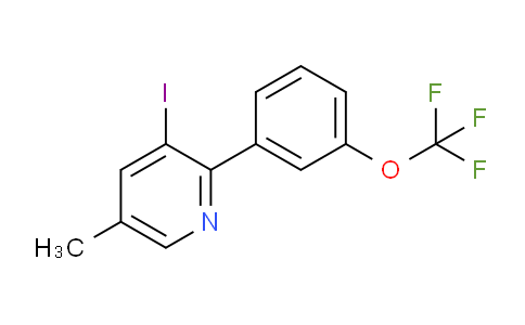3-Iodo-5-methyl-2-(3-(trifluoromethoxy)phenyl)pyridine