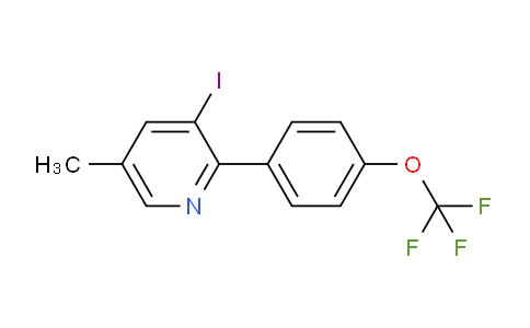 3-Iodo-5-methyl-2-(4-(trifluoromethoxy)phenyl)pyridine