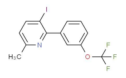 3-Iodo-6-methyl-2-(3-(trifluoromethoxy)phenyl)pyridine