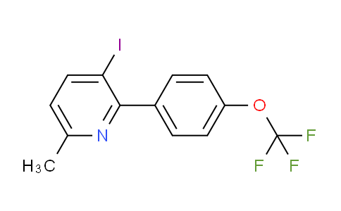 3-Iodo-6-methyl-2-(4-(trifluoromethoxy)phenyl)pyridine