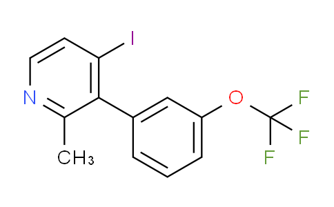 4-Iodo-2-methyl-3-(3-(trifluoromethoxy)phenyl)pyridine