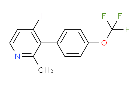 4-Iodo-2-methyl-3-(4-(trifluoromethoxy)phenyl)pyridine