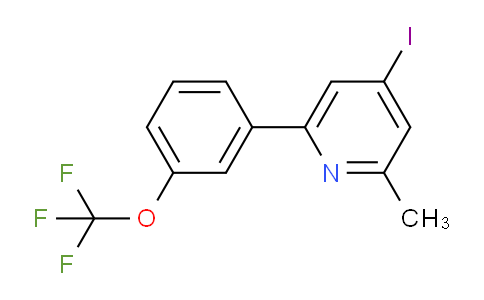 4-Iodo-2-methyl-6-(3-(trifluoromethoxy)phenyl)pyridine
