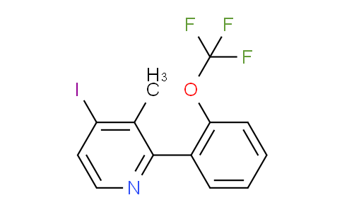 4-Iodo-3-methyl-2-(2-(trifluoromethoxy)phenyl)pyridine