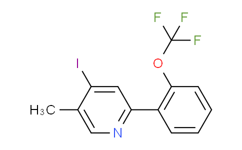 4-Iodo-5-methyl-2-(2-(trifluoromethoxy)phenyl)pyridine