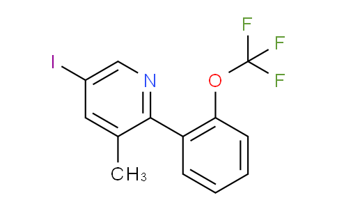 AM29053 | 1261833-56-0 | 5-Iodo-3-methyl-2-(2-(trifluoromethoxy)phenyl)pyridine