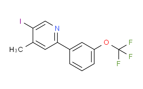 5-Iodo-4-methyl-2-(3-(trifluoromethoxy)phenyl)pyridine