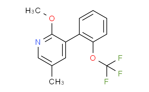 AM29074 | 1261525-36-3 | 2-Methoxy-5-methyl-3-(2-(trifluoromethoxy)phenyl)pyridine