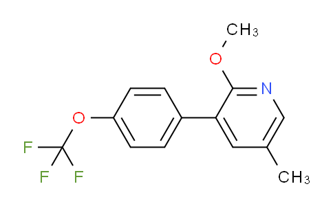 AM29076 | 1261782-13-1 | 2-Methoxy-5-methyl-3-(4-(trifluoromethoxy)phenyl)pyridine