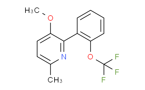AM29098 | 1261831-06-4 | 3-Methoxy-6-methyl-2-(2-(trifluoromethoxy)phenyl)pyridine