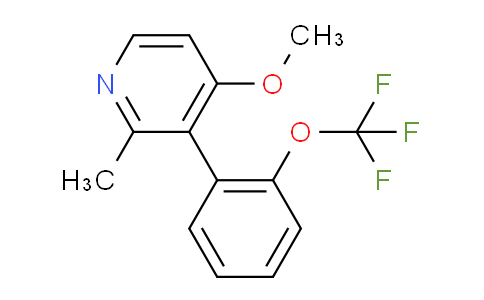 4-Methoxy-2-methyl-3-(2-(trifluoromethoxy)phenyl)pyridine