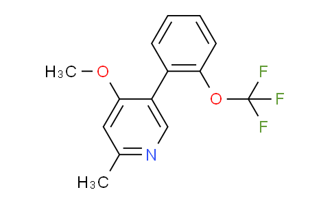 4-Methoxy-2-methyl-5-(2-(trifluoromethoxy)phenyl)pyridine