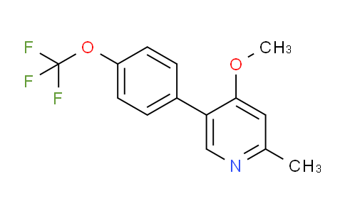 4-Methoxy-2-methyl-5-(4-(trifluoromethoxy)phenyl)pyridine