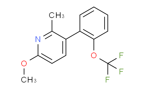 AM29116 | 1261745-30-5 | 6-Methoxy-2-methyl-3-(2-(trifluoromethoxy)phenyl)pyridine