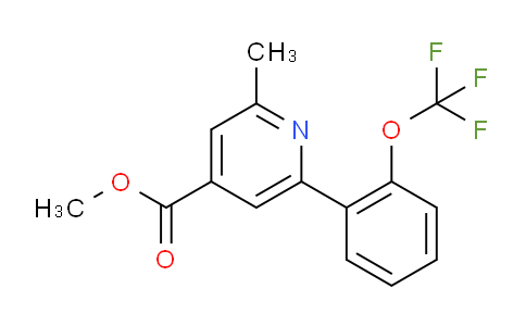AM29130 | 1261745-10-1 | Methyl 2-methyl-6-(2-(trifluoromethoxy)phenyl)isonicotinate