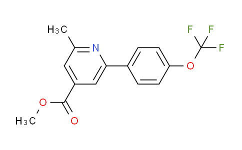 AM29132 | 1261622-53-0 | Methyl 2-methyl-6-(4-(trifluoromethoxy)phenyl)isonicotinate