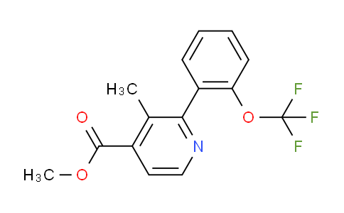 AM29133 | 1261833-41-3 | Methyl 3-methyl-2-(2-(trifluoromethoxy)phenyl)isonicotinate
