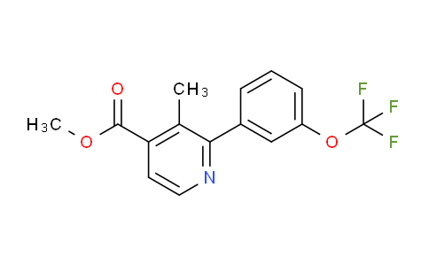 AM29134 | 1261837-76-6 | Methyl 3-methyl-2-(3-(trifluoromethoxy)phenyl)isonicotinate