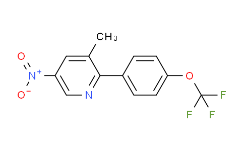 3-Methyl-5-nitro-2-(4-(trifluoromethoxy)phenyl)pyridine