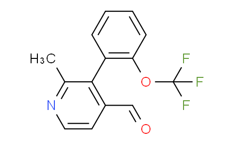 2-Methyl-3-(2-(trifluoromethoxy)phenyl)isonicotinaldehyde