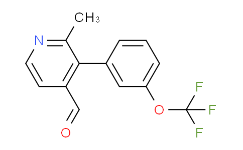 2-Methyl-3-(3-(trifluoromethoxy)phenyl)isonicotinaldehyde