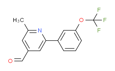 2-Methyl-6-(3-(trifluoromethoxy)phenyl)isonicotinaldehyde
