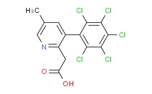 AM29184 | 1361553-81-2 | 5-Methyl-3-(perchlorophenyl)pyridine-2-acetic acid