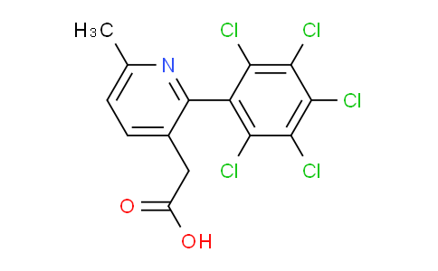 AM29185 | 1361485-42-8 | 6-Methyl-2-(perchlorophenyl)pyridine-3-acetic acid