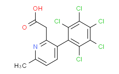 AM29186 | 1361598-20-0 | 6-Methyl-3-(perchlorophenyl)pyridine-2-acetic acid