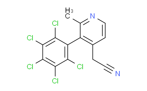 AM29187 | 1361526-96-6 | 2-Methyl-3-(perchlorophenyl)pyridine-4-acetonitrile