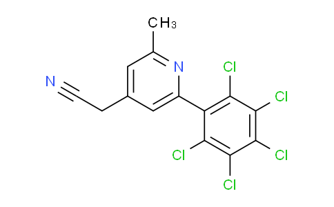 AM29189 | 1361579-93-2 | 2-Methyl-6-(perchlorophenyl)pyridine-4-acetonitrile