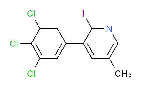 AM29205 | 1361670-11-2 | 2-Iodo-5-methyl-3-(3,4,5-trichlorophenyl)pyridine